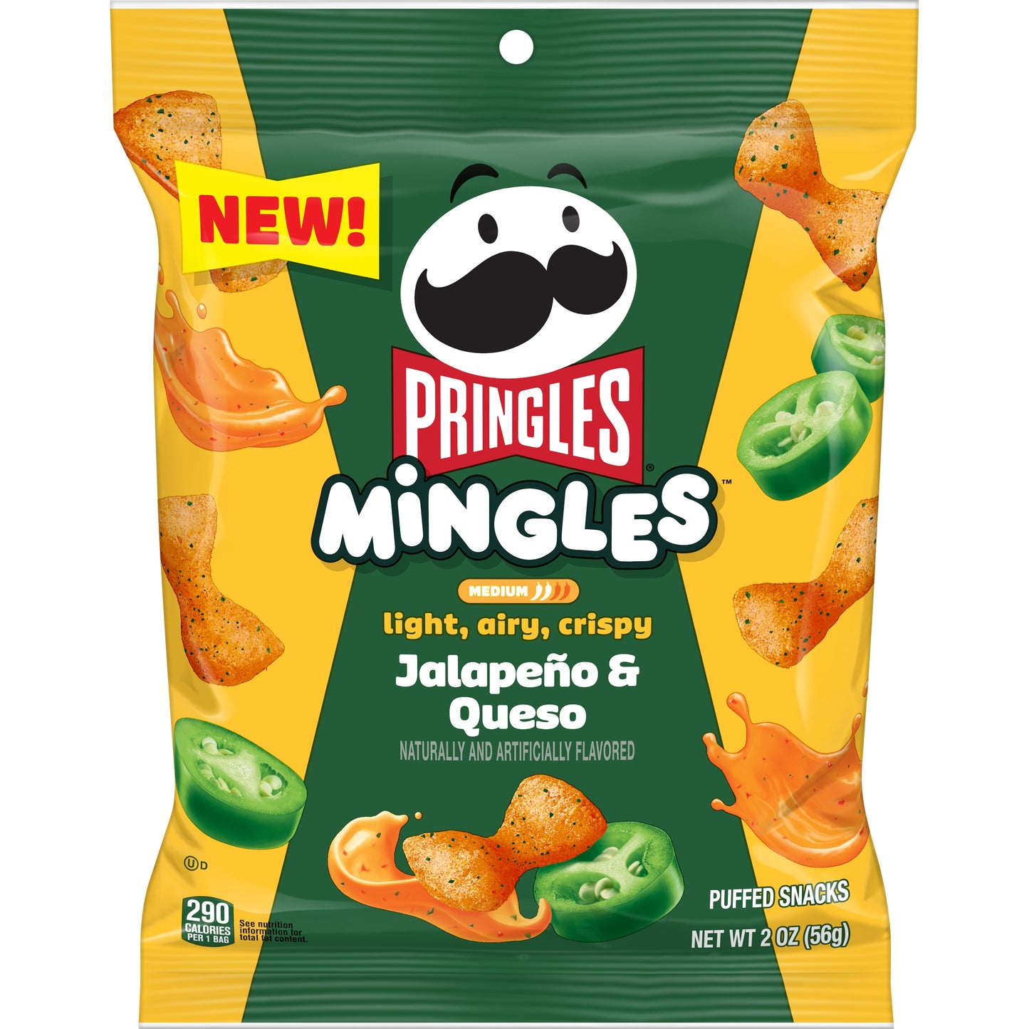 Pringles Mingles Jalapeño & Queso 56 g