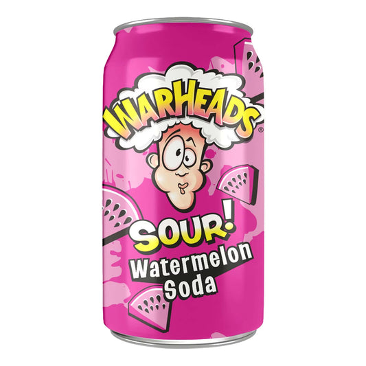 Warheads Sour Watermelon Soda 355 ml