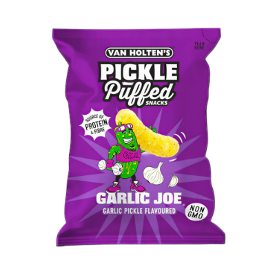 Van Holten’s Pickle Puffed Snacks Garlic Joe