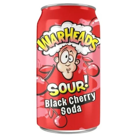 Warheads Sour Black Cherry Soda 355 ml